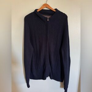 Jos. A. Bank Reserve Wool Zip Cardigan